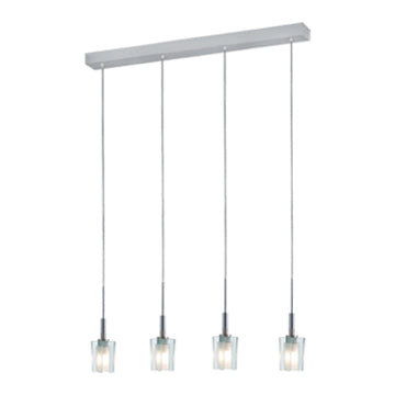 Jesco Akina PD301-4 Pendant Light - Satin Nickel