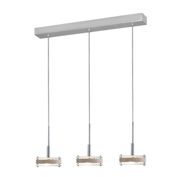 Jesco Discus PD302-3BI Pendant Light - Satin Nickel