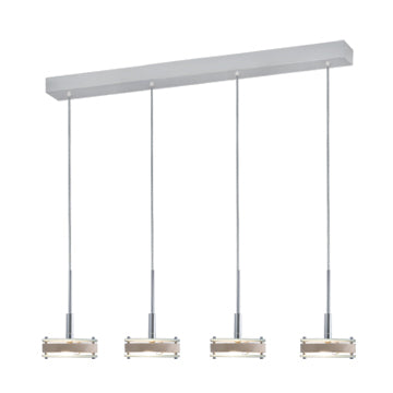 Jesco Discus PD302-4BI Pendant Light - Satin Nickel