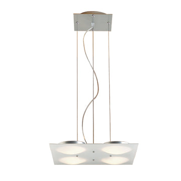 Jesco Lumidisque PD617-4S Pendant Light - Satin Aluminum