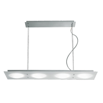 Jesco Lumidisque PD617-4R Pendant Light - Satin Aluminum