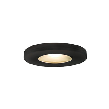 Jesco Lighting PK401BK Halogen Slim Disks Straight-Edged Slim Disk Decor Black