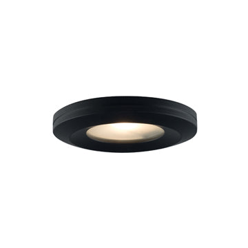 Jesco Lighting PK404BK Halogen Slim Disks Beveled-Edged Slim Disk Decor Black