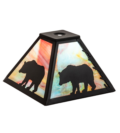 Meyda Tiffany Lighting 29750 Lone Bear Shade Lamp Shade Black