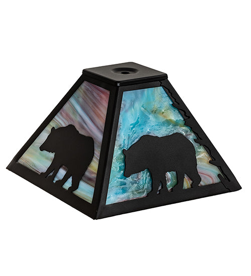 Meyda Tiffany Lighting 29750 Lone Bear Shade Lamp Shade Black