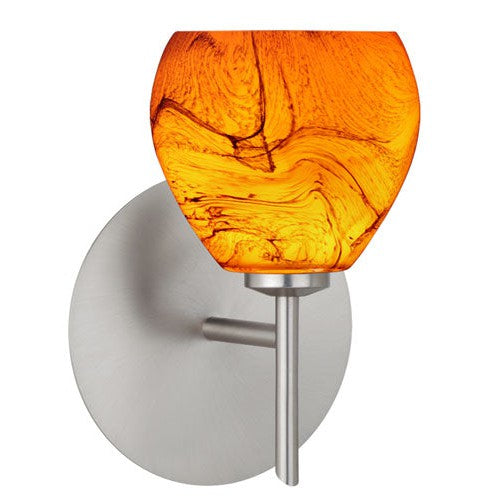 Besa Tay Tay 1SW-5605HB-SN Wall Sconce Light - Satin Nickel