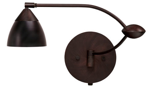 Besa Lighting 1WU-1858MB-BR Modern Divi Lamp Bronze
