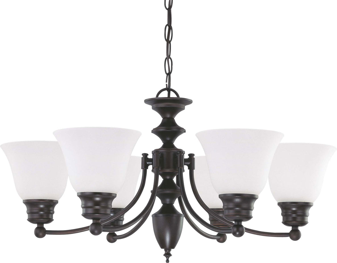 Nuvo Empire 60-3169 Chandelier Light - Mahogany Bronze
