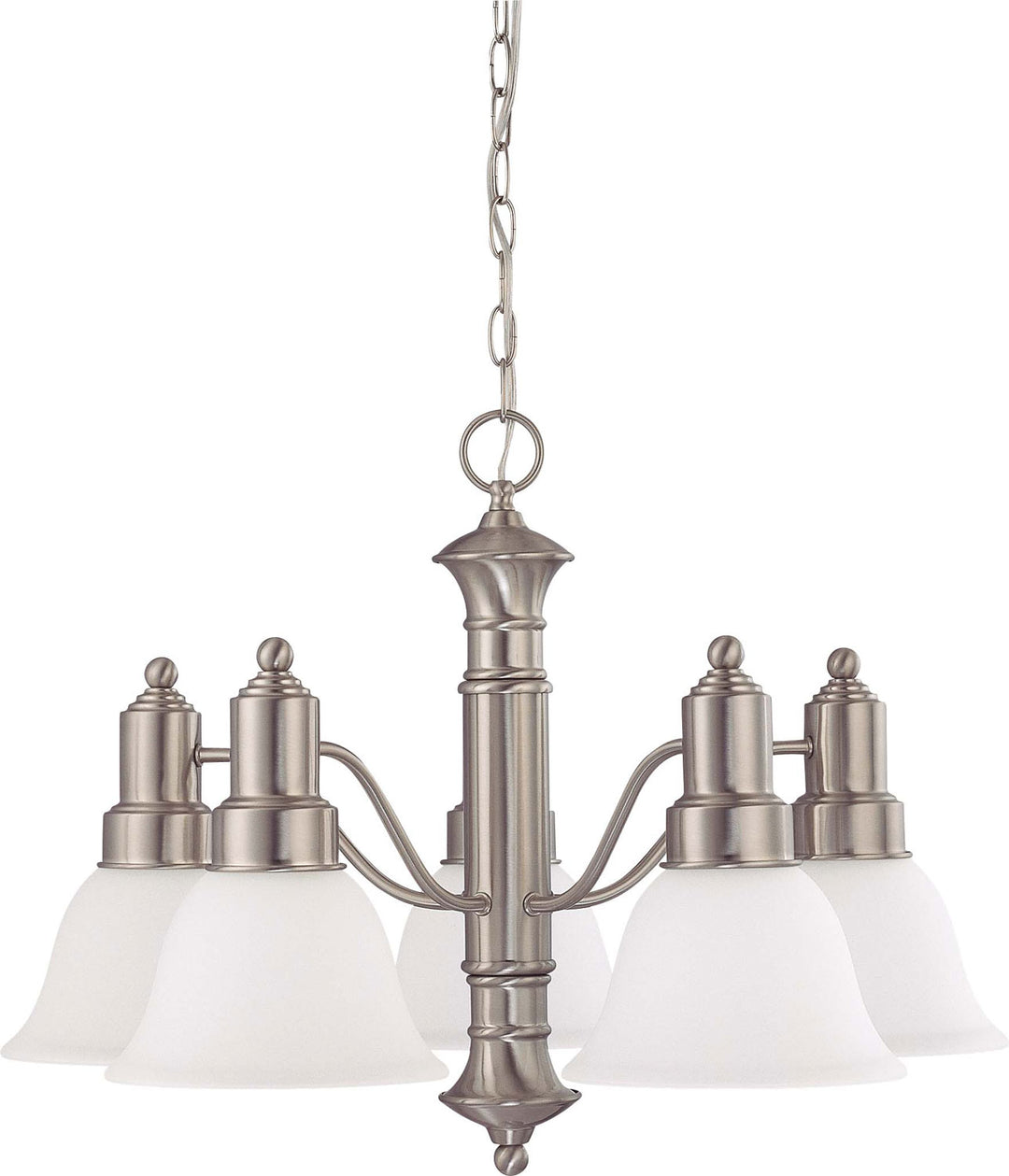 Nuvo Gotham 60-3242 Chandelier Light - Brushed Nickel