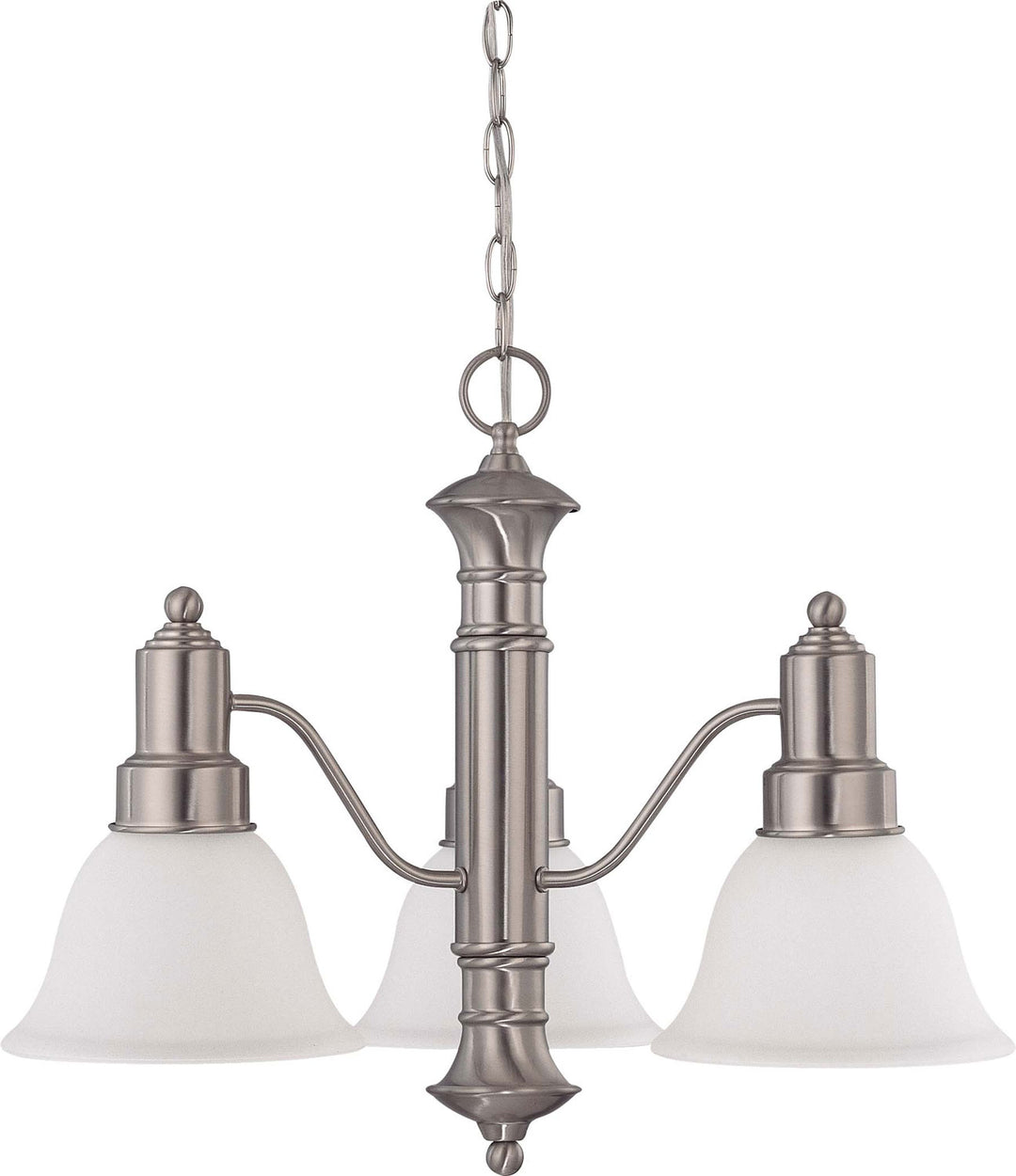 Nuvo Gotham 60-3243 Chandelier Light - Brushed Nickel