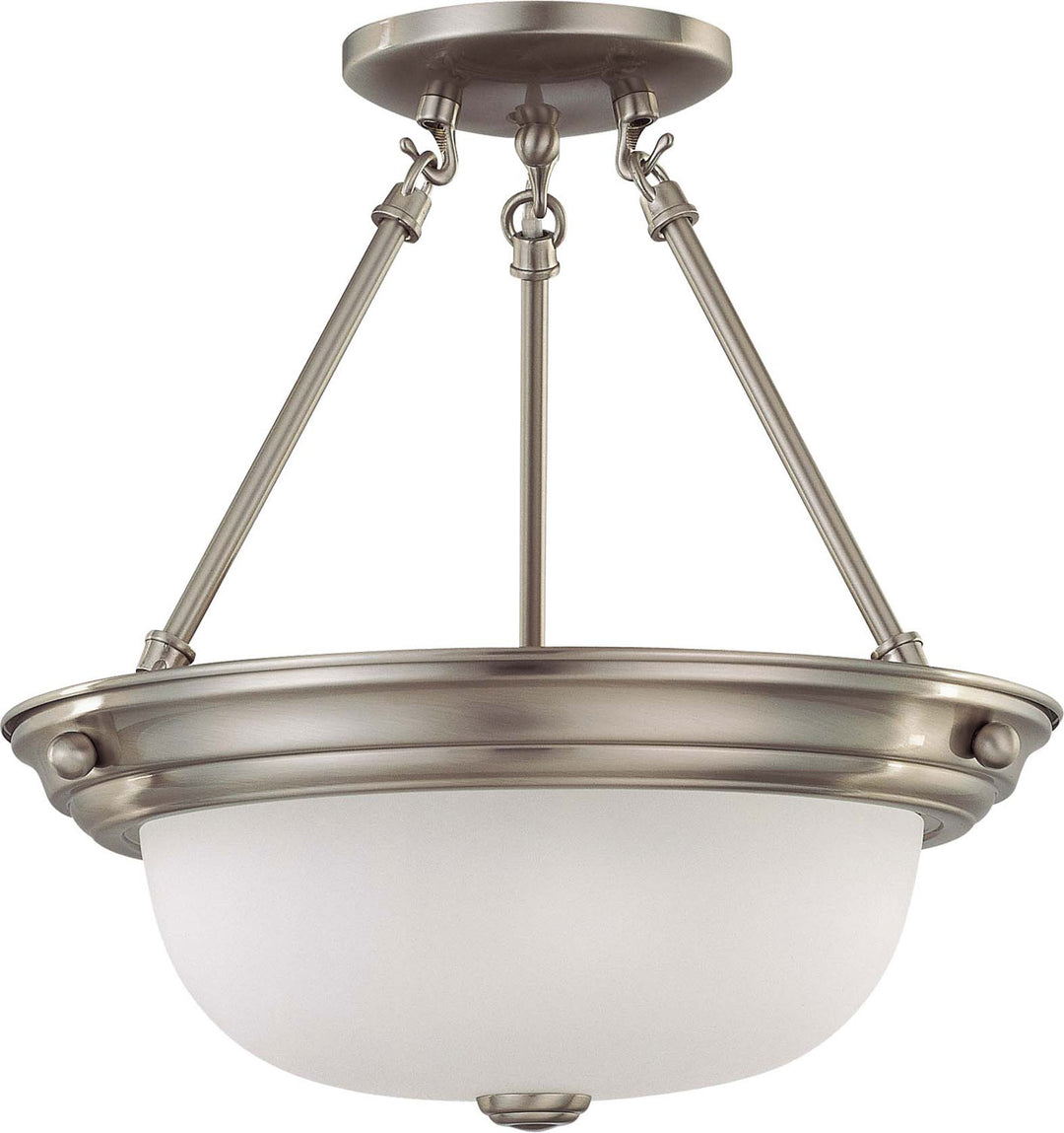 Nuvo Close to Ceiling Brushed Nickel 60-3245 Ceiling Light - Brushed Nickel
