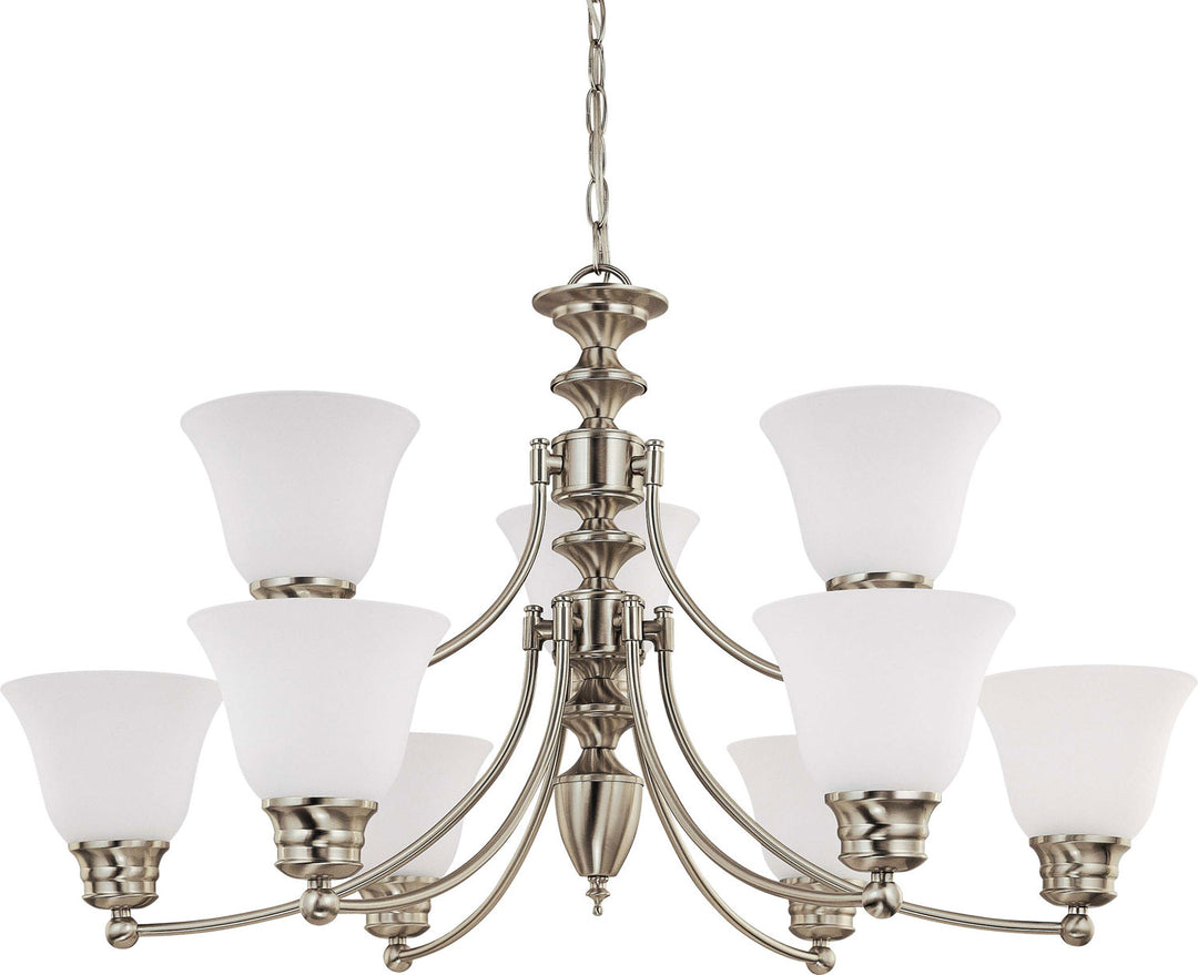 Nuvo Empire 60-3256 Chandelier Light - Brushed Nickel