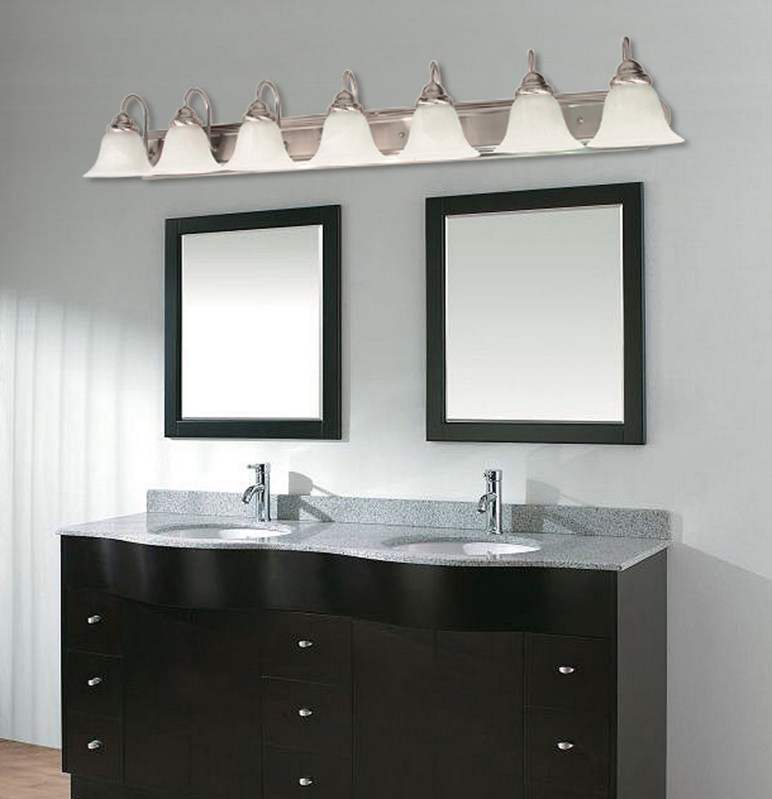 Nuvo Ballerina 60-3283 Bath Vanity Light 48 in. wide - Brushed Nickel