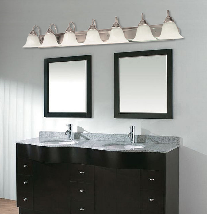 Nuvo Ballerina 60-3283 Bath Vanity Light 48 in. wide - Brushed Nickel