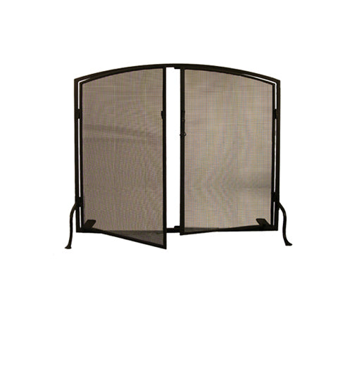 Meyda Tiffany Lighting 29853 Prime Fireplace Screen Home Decor Bronze / Dark