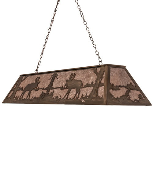 Meyda Tiffany Moose At Lake 29900 Pendant Light - Antique Copper