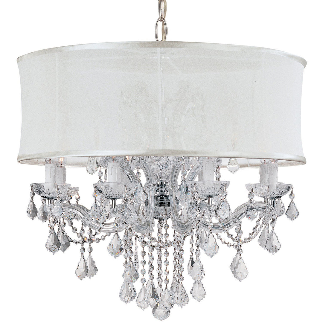 Crystorama Brentwood 4489-CH-SMW-CLS* Chandelier Light - Polished Chrome