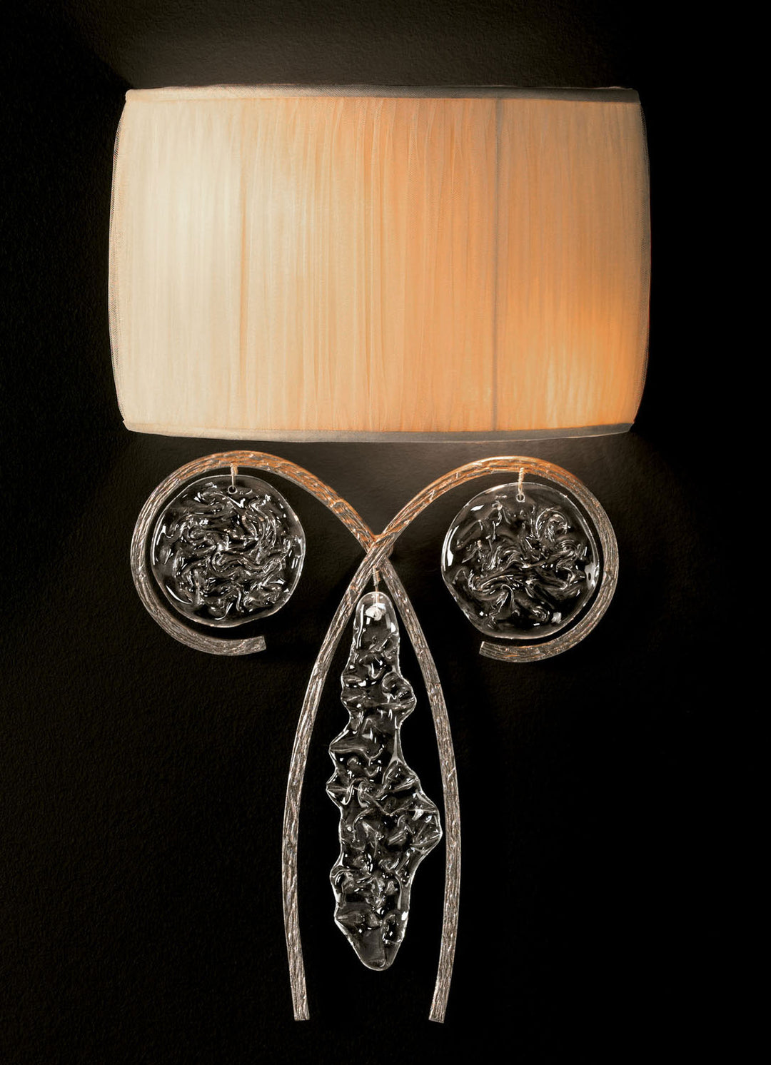 Classic Celeste 10042 SF Wall Sconce Light - Silver Frost