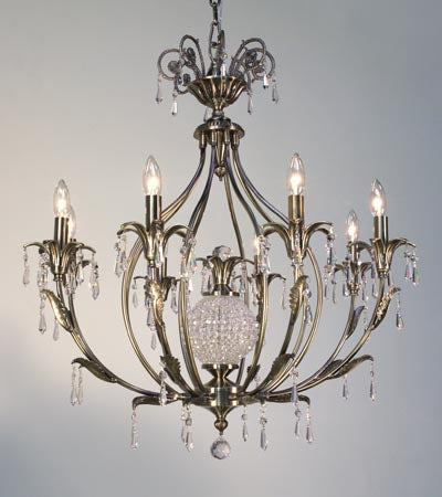 Classic Sharon 16118 ABR CP Chandelier Light - Antique Brass