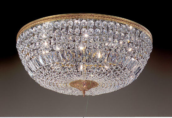 Classic Crystal Baskets 52030 OWB I Ceiling Light - Olde World Bronze