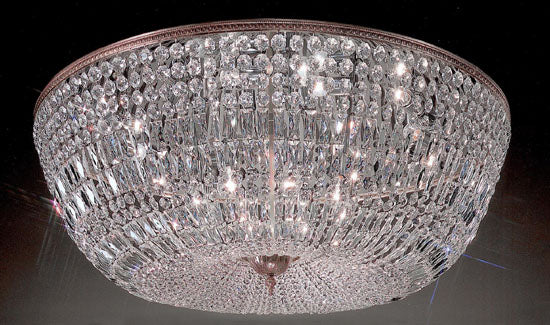 Classic Crystal Baskets 52048 MS I Ceiling Light - Millennium Silver