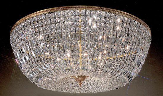 Classic Crystal Baskets 52048 OWB I Ceiling Light - Olde World Bronze