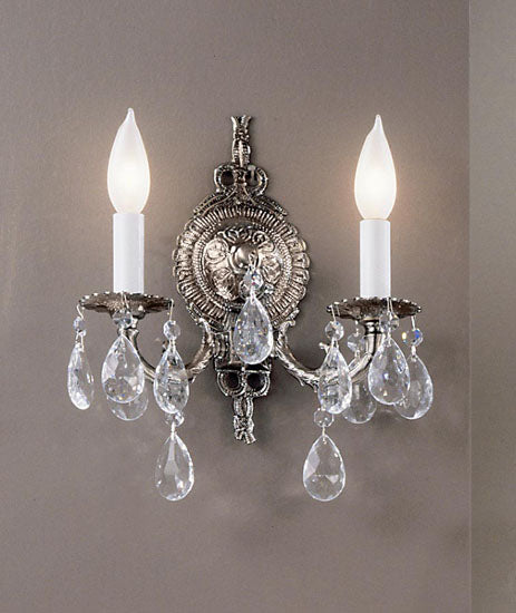Classic Barcelona 5222 MS I Wall Sconce Light - Millennium Silver