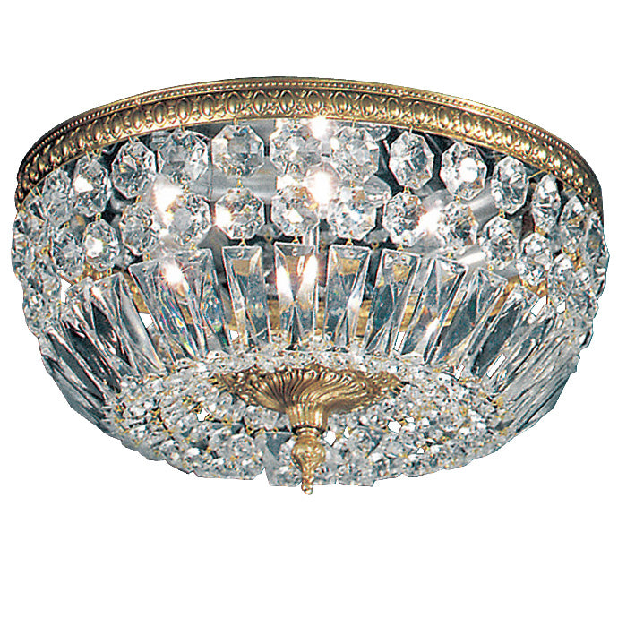 Classic Crystal Baskets 52314 OWB I Ceiling Light - Olde World Bronze