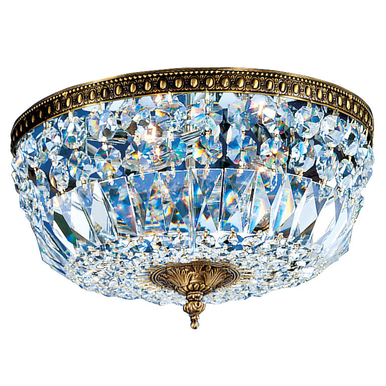 Classic Crystal Baskets 52314 RB CP Ceiling Light - Roman Bronze