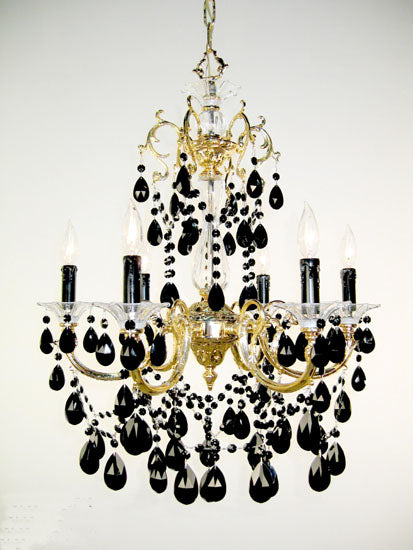 Classic Via Venteo 57006 G CBK Chandelier Light - Gold Plate