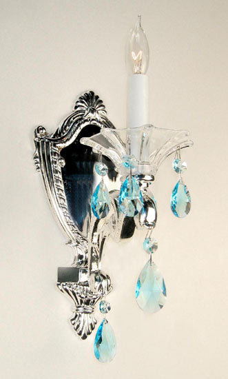 Classic Via Firenze 57101 SP CSA Wall Sconce Light - Silver Plate