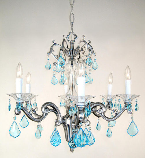 Classic Via Firenze 57106 MS CSA Chandelier Light - Millennium Silver