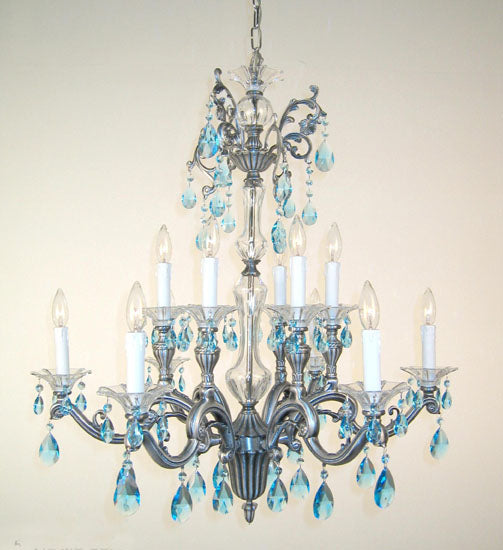 Classic Via Firenze 57112 MS CSA Chandelier Light - Millennium Silver