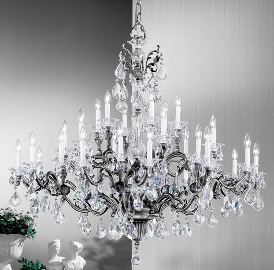 Classic Via Firenze 57130 MS C Chandelier Light - Millennium Silver