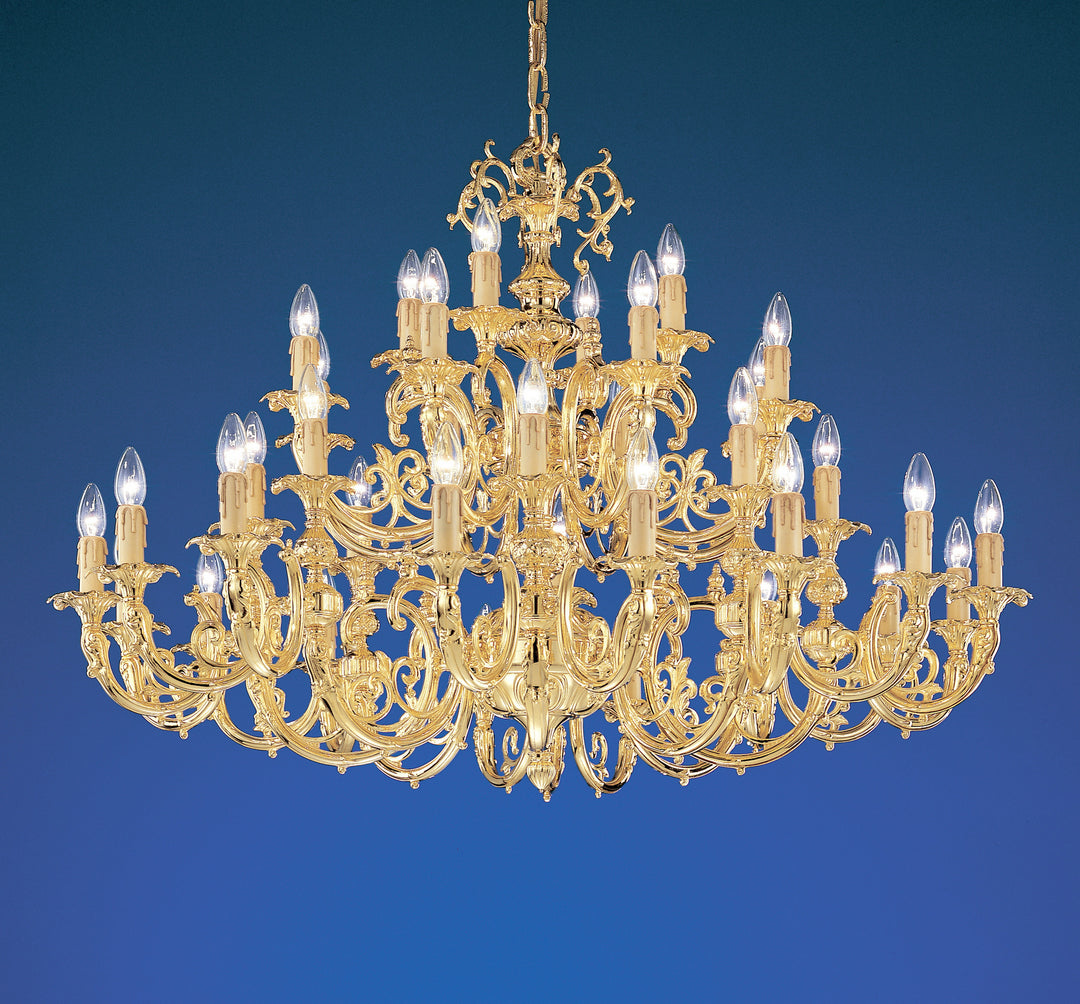 Classic Princeton 5736 G Chandelier Light - Gold Plate