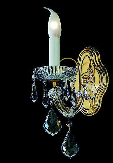 Classic Maria Theresa 8101 OWG C Wall Sconce Light - Olde World Gold