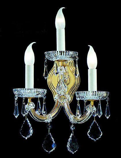 Classic Maria Theresa 8103 OWG C Wall Sconce Light - Olde World Gold