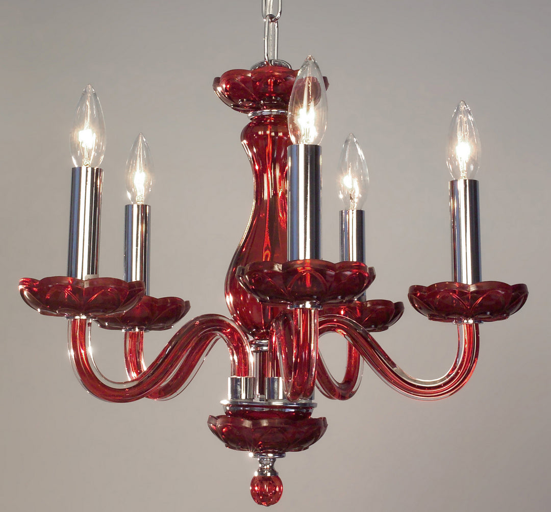 Classic Monaco 82045 RED Chandelier Light - Red