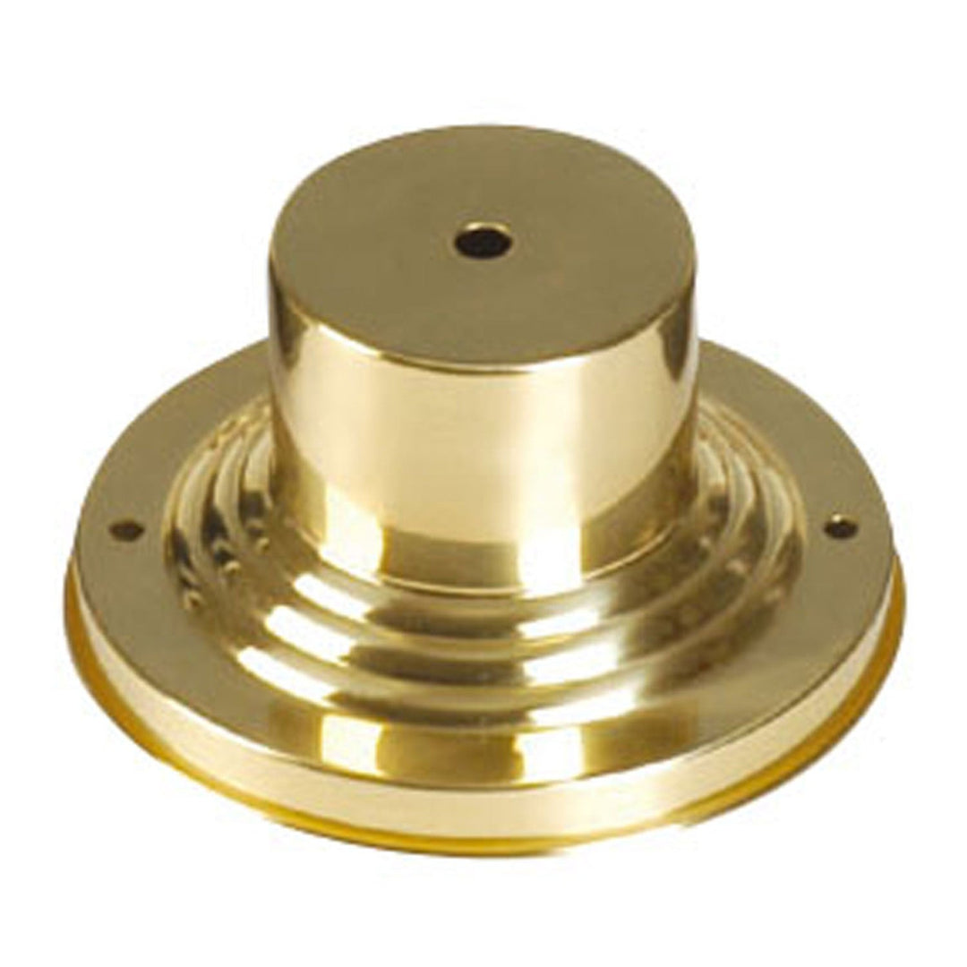Livex Lighting 2001-02  Outdoor Pier Mount Adapters Outdoor Polished Brass