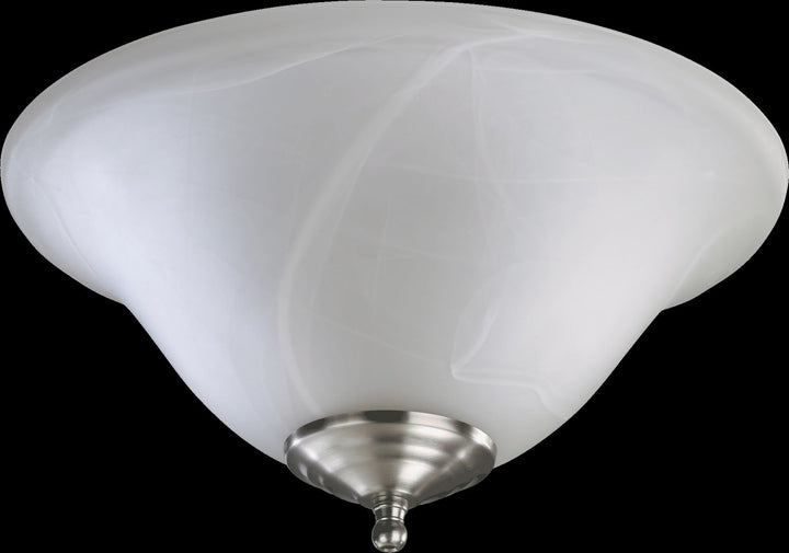 Quorum 1166-801 Fan Light Kit - Satin Nickel / White