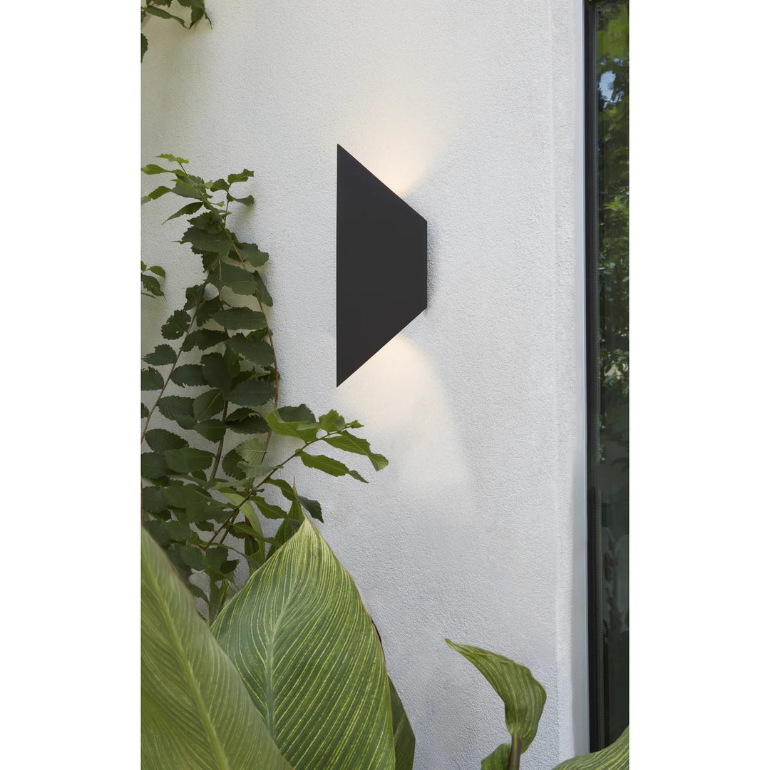 Oxygen 3-729-15 Motto LED Wall Sconce Light Outdoor Black