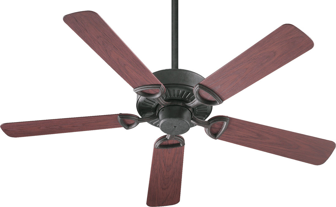 Quorum Estate Patio 143525-44 Ceiling Fan - Toasted Sienna, Rosewood