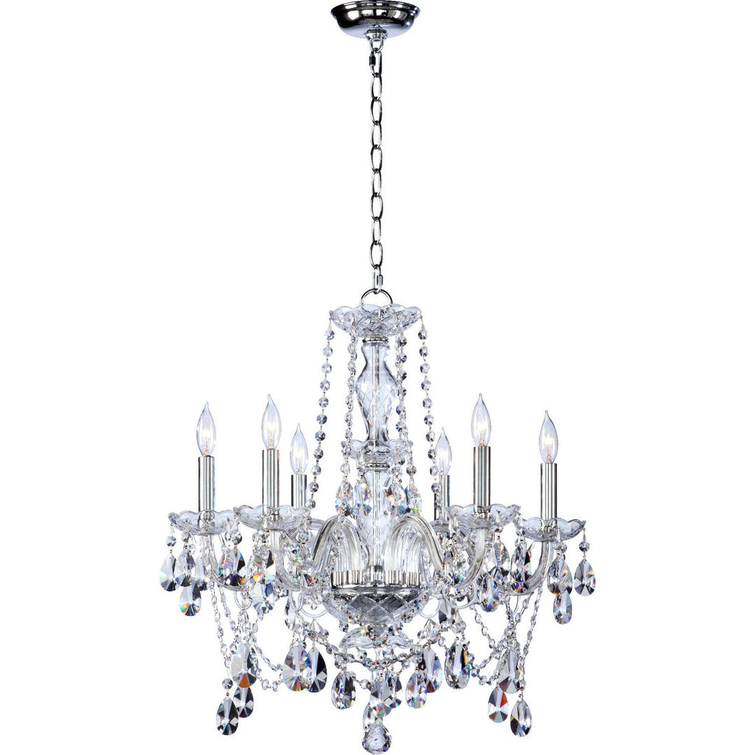 Quorum Bohemian Katerina 630-6-514 Chandelier Light - Chrome