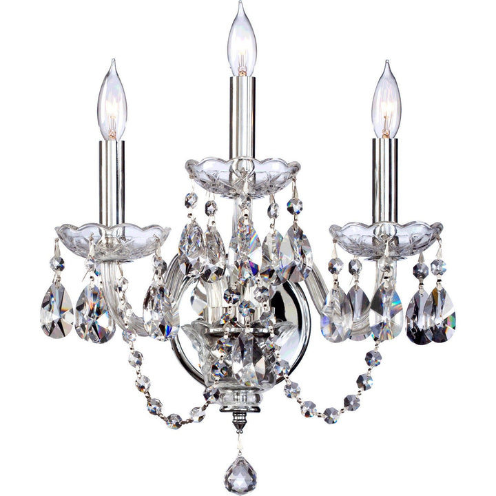 Quorum Bohemian Katerina 631-3-514 Wall Sconce Light - Chrome