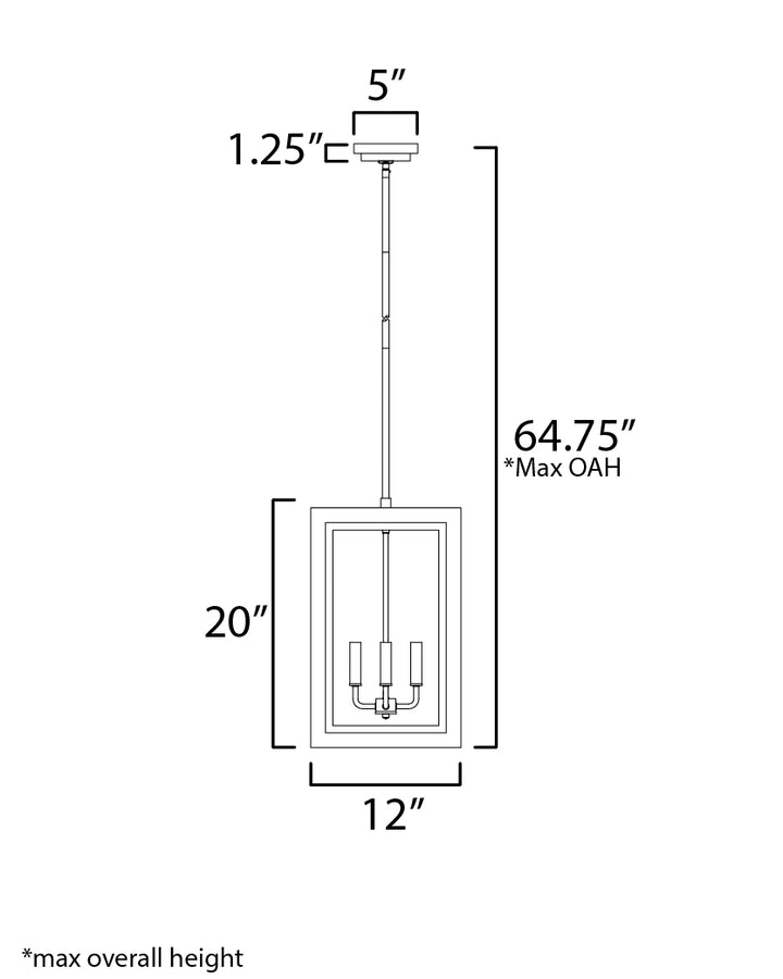 Maxim Lighting 30058CLBKGLD  Neoclass Outdoor Black / Gold