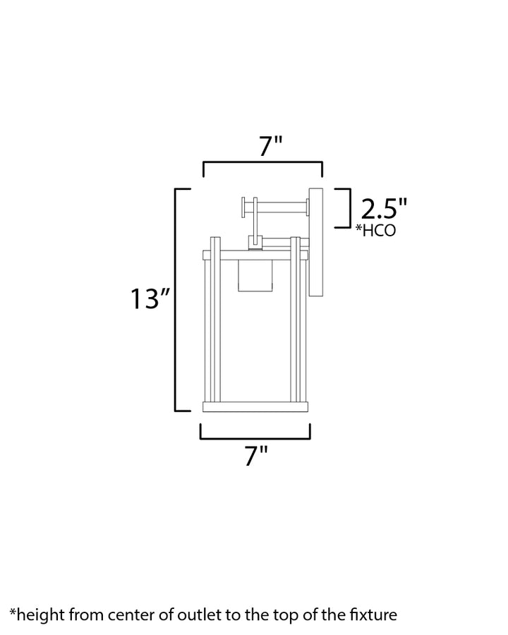Maxim Lighting 30062CLBK  Belfry Outdoor Black