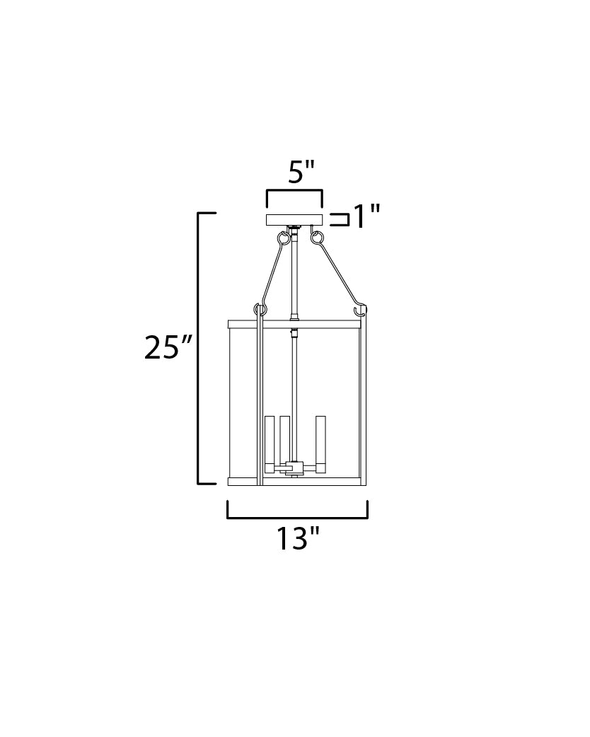 Maxim Lighting 30069CLBK  Belfry Outdoor Black