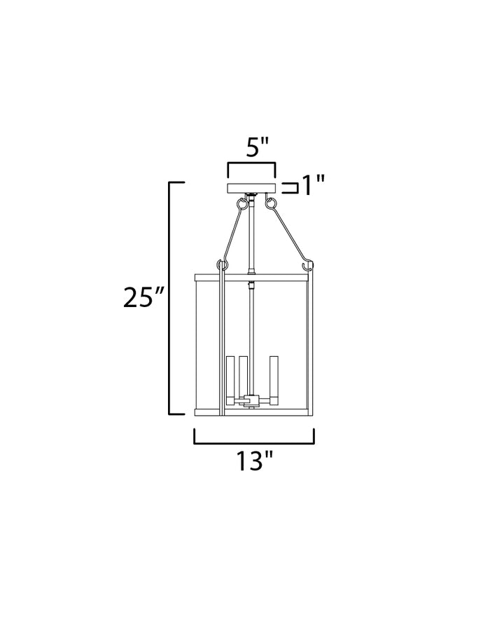 Maxim Lighting 30069CLBK  Belfry Outdoor Black