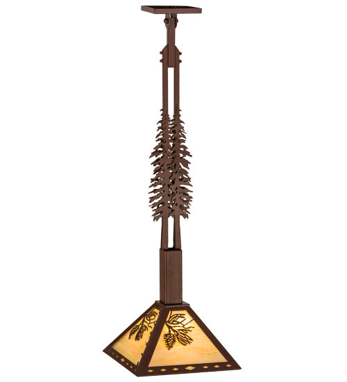 Meyda Tiffany Winter Pine 30096 Pendant Light - Rust