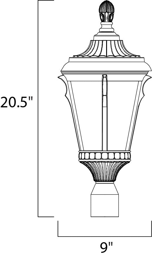 Maxim Lighting 3010LTES  Odessa Outdoor Espresso